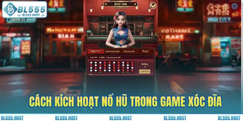Cách kích hoạt nổ hũ trong game xóc đĩa